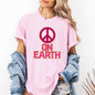 Peace On Earth, Christmas, Positivity, Snow, Santa, Xmas Tshirt Comfort Colors T-Shirt