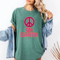 Peace On Earth, Christmas, Positivity, Snow, Santa, Xmas Tshirt Comfort Colors T-Shirt