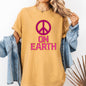 Peace On Earth, Christmas, Positivity, Snow, Santa, Xmas Tshirt Comfort Colors T-Shirt