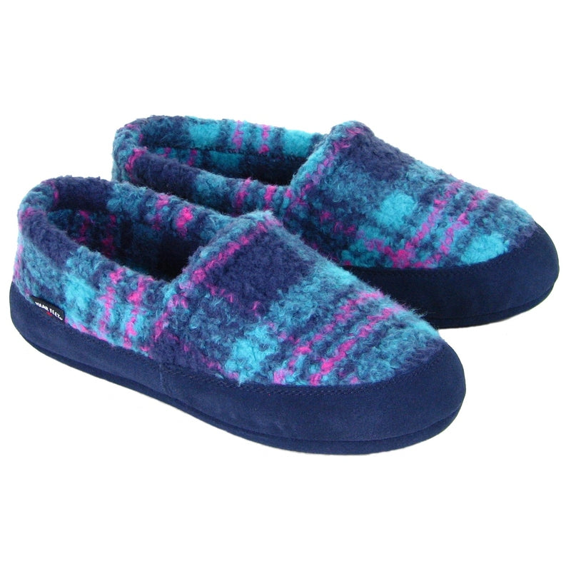 Women's Perfect Mocs - Peacock Plaid