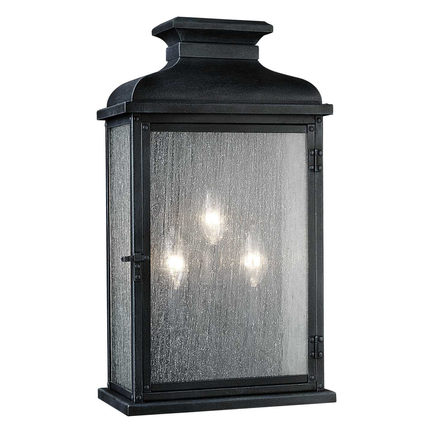 Pediment Wide Wall Lantern