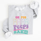 Peeps Sake, Easter, Retro, Pastel, Bunnies Sweatshirt