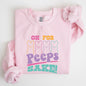 Peeps Sake, Easter, Retro, Pastel, Bunnies Sweatshirt