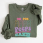 Peeps Sake, Easter, Retro, Pastel, Bunnies Sweatshirt