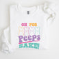 Peeps Sake, Easter, Retro, Pastel, Bunnies Sweatshirt