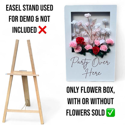 Personalized Wooden Flower Box Wedding Party Welcome Sign