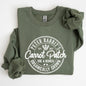 Peter Rabbit's Carrot Patch, Retro Farm Sign, Easter Sweatshirt