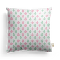 Petite Block Print Floral Pillow Cover | Featuring Moss Mystique Colorway