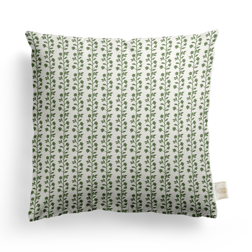 Petite Garden Pillow Cover | Featuring Preppy Colorway