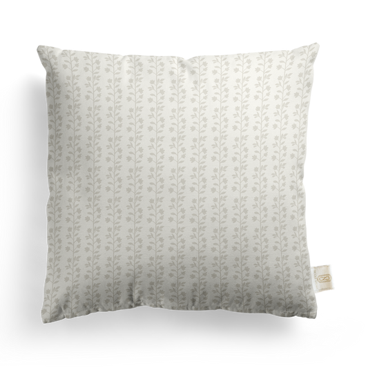 Petite Garden Pillow Cover | Featuring Oyster Sand Colorway