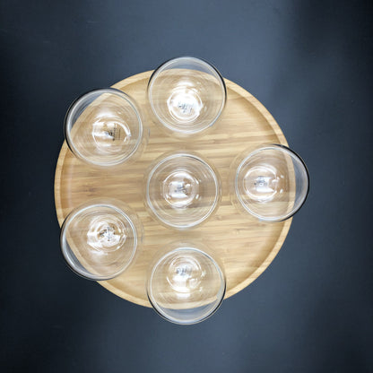 Ice-Cream Presentation Set With 6 Large Thermo Bowls And Spoons | Kitchen [Wood] | Kitchen + Metal