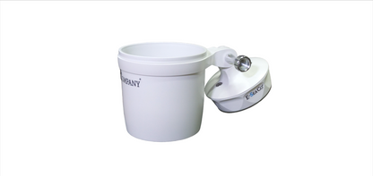 E-Sea Cup Adjustable-Suction Mounted Adjustable Angle Cup Holder-White