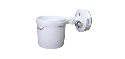 E-Sea Cup Adjustable-Suction Mounted Adjustable Angle Cup Holder-White