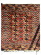 Vintage Tribal Turkoman Tekke Rug 3’4” x 4’