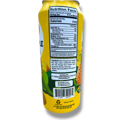 Honey Bee Pineapple Drink With Pulp - Refreshing Juice Blend For Tropical Flavor