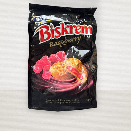 McVities Raspberry Cream Biscuits - Exquisite Snack with Crisp Texture and Bold Flavor