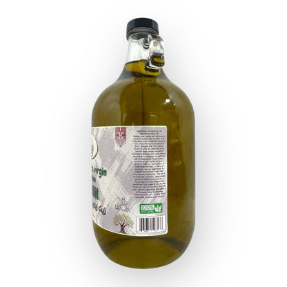 2 Ltr Palestinian Olive Oil - Premium Extra Virgin, Fruity Flavor, Heart-Healthy Benefits