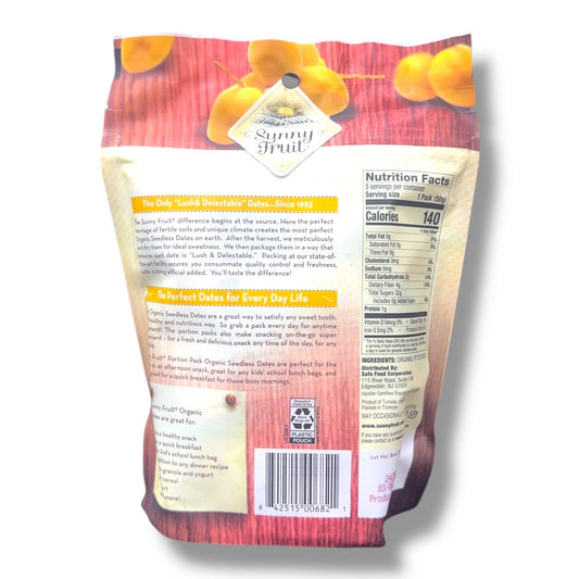 Premium Organic Pitted Dates - Sweet, Healthy Snack Rich in Fiber and Nutrients by Sunny Fruit