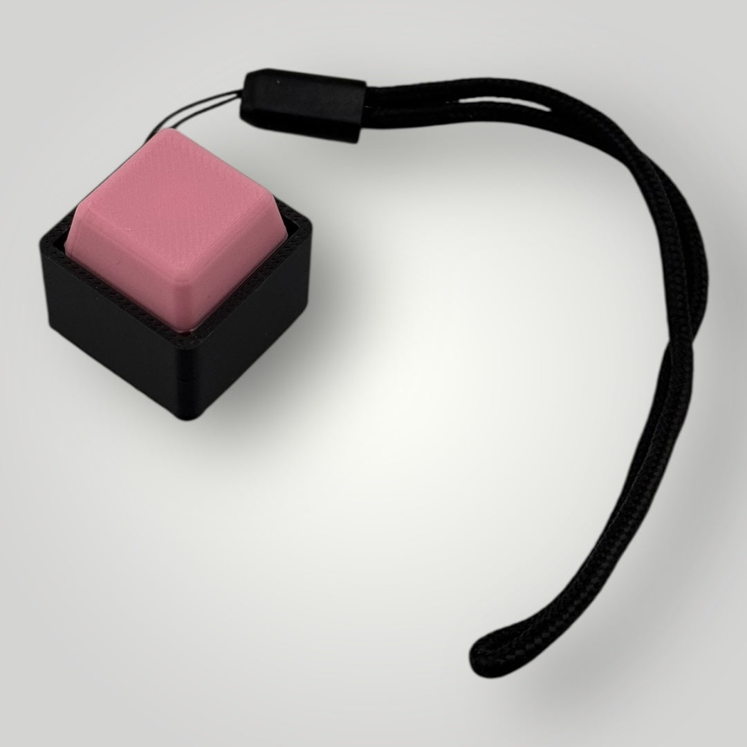 1 Mechanical Keyboard Fidget Clicker Toy Keychain