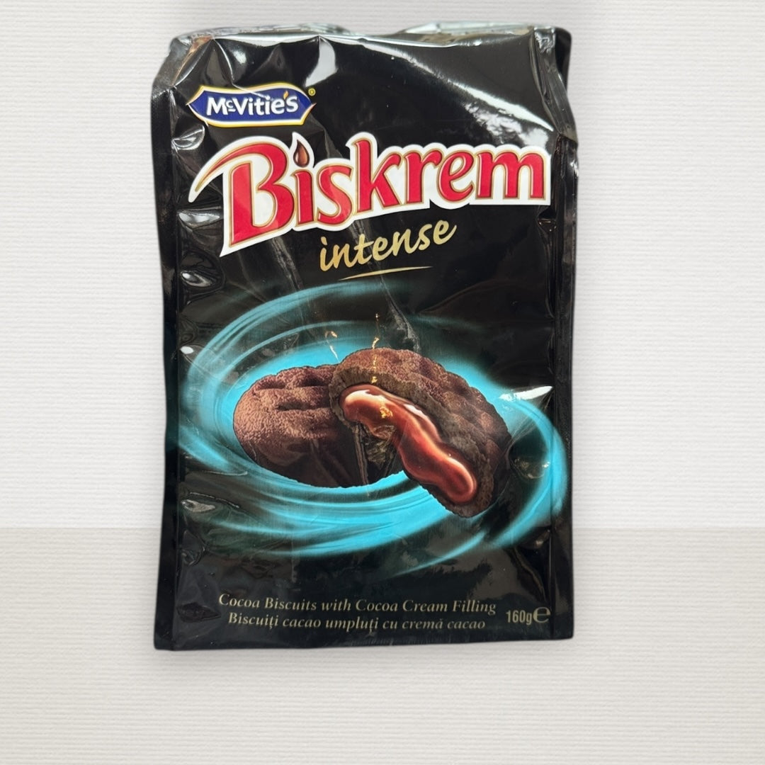 McVities Biskrem Intense - Sophisticated Snack Choices with Crisp Apple Flavor in Delicate Biscuit Shell