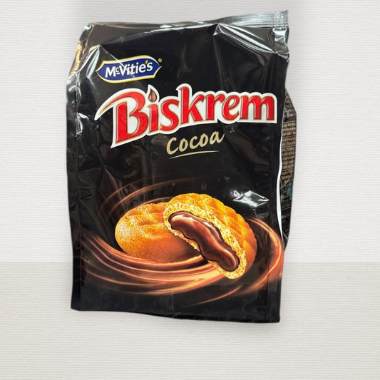 McVities Biskrem Cocoa Cream Biscuits - Delicious Chocolate-Filled Treats for Sophisticated Snacking