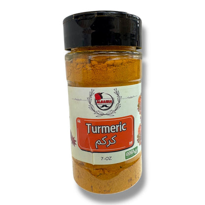 Premium Albasha Turmeric Powder - 100% Organic, Freshly Ground, Rich in Curcumin for Health Benefits