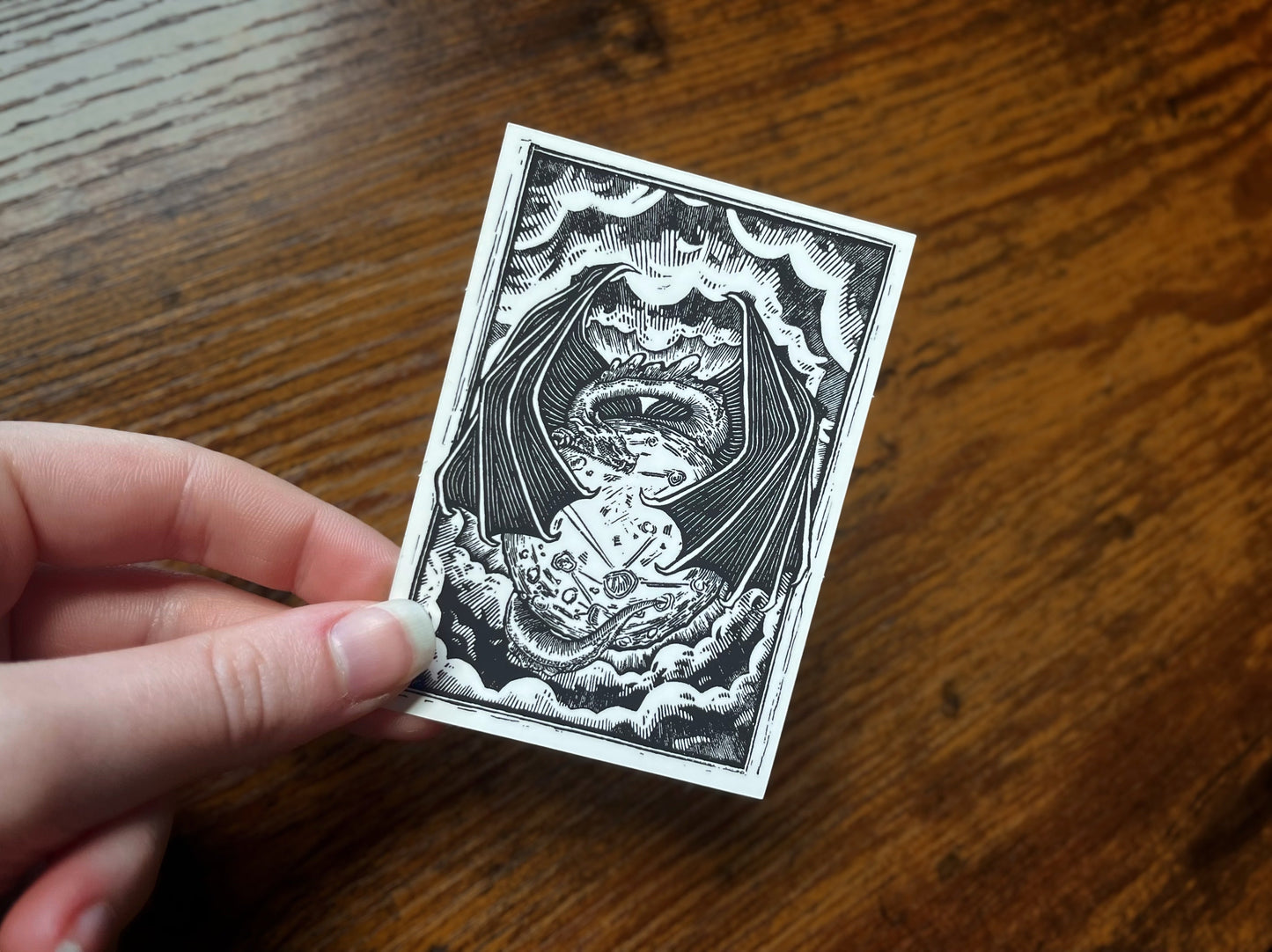 Dragon's Moon Sticker