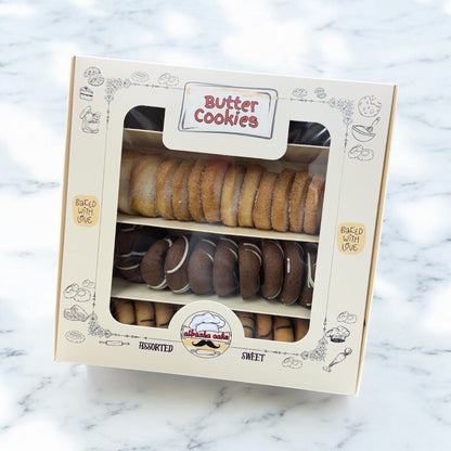 Mediterranean Inspired Assorted Cookie Gift Set with Real Butter and Aromatic Spices