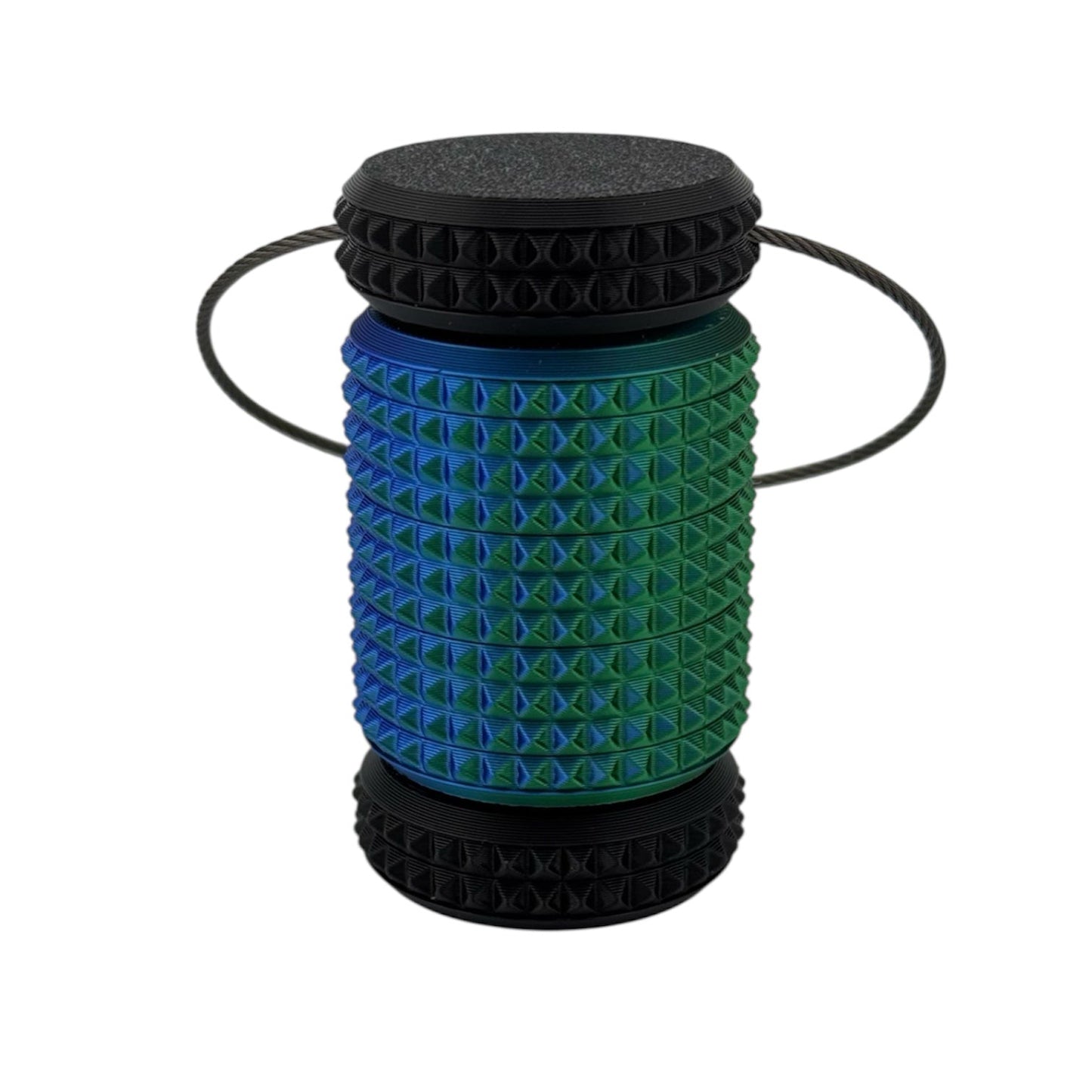 Dual Color PrismaRoll - Textured Sensory Keychain Fidget