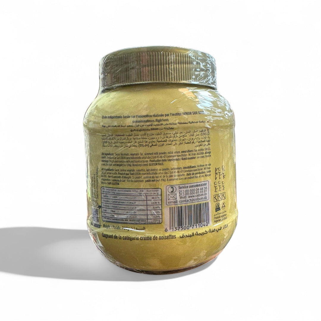 Cebon El Mordjene Creamy Hazelnut Chocolate Spread 700 Gr
