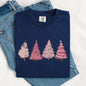 Pink Christmas Trees, Winter, Snow, Santa Tshirt Comfort Colors T-Shirt
