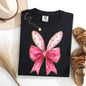 Pink Coquette, Rabbit Ears, Easter, Bunny, Jesus, Rabbit, Holiday Tshirt Comfort Colors T-Shirt
