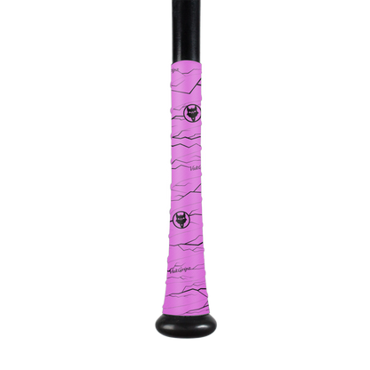 Pulse Pink Bat Grip Tape with Black