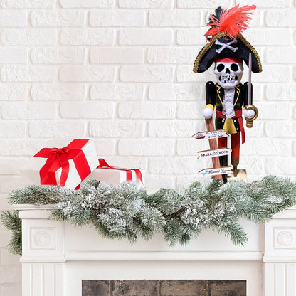 14" A Pirate’s Life Skeleton Nutcracker with Sword