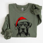 Pitbull, Santa, Dog, Christmas, Dog Lover, Pet Sweatshirt