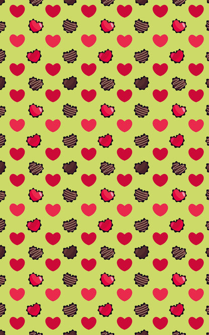 Hearts Choco Lime