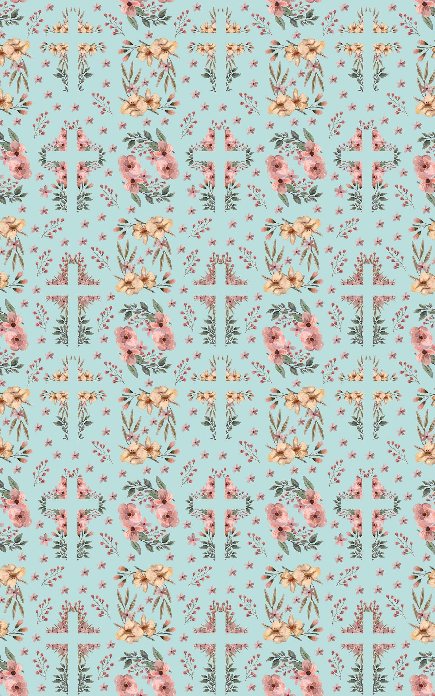 Easter Floral Cross