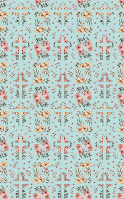 Easter Floral Cross