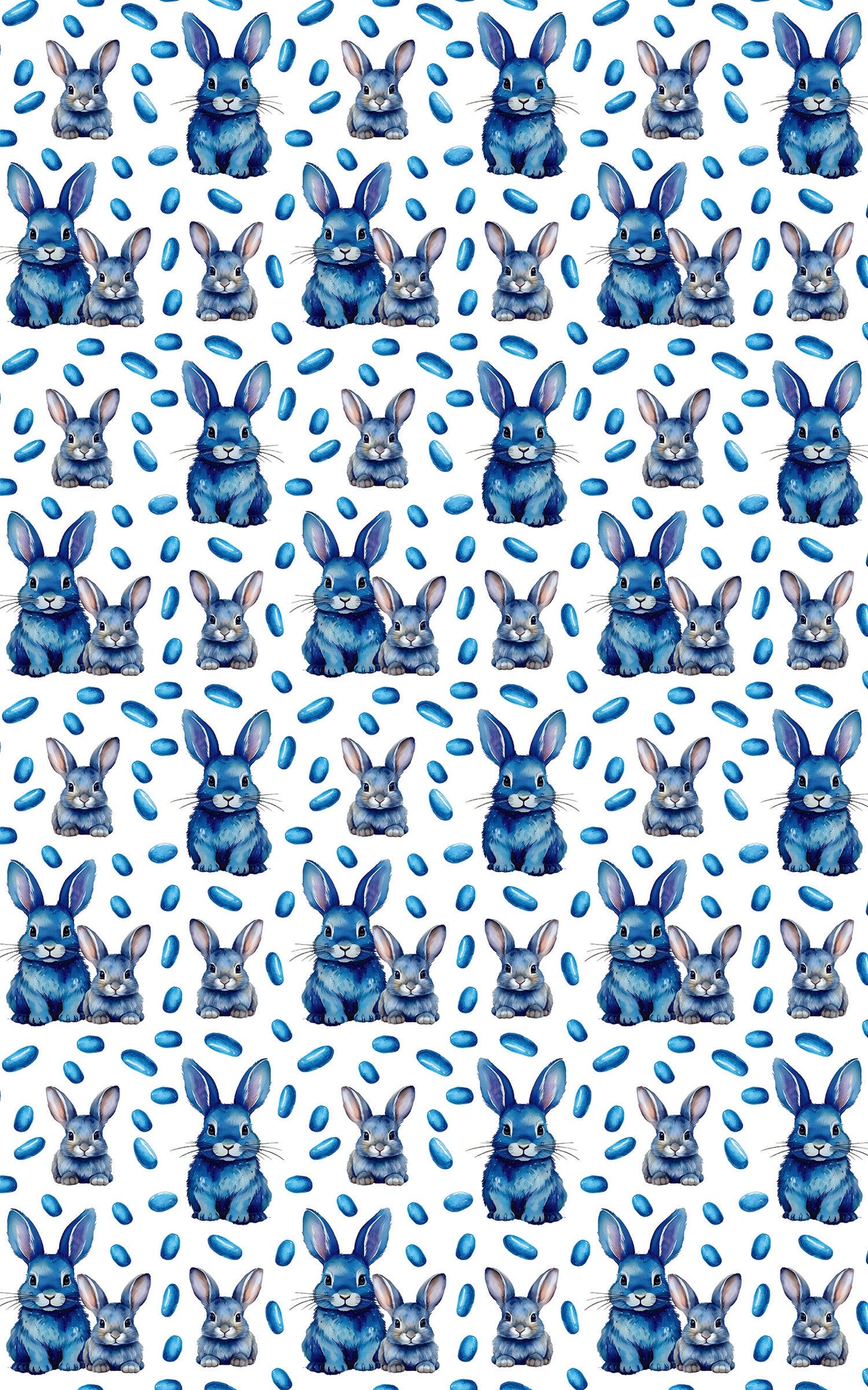 Bunnies and Beans - Blue