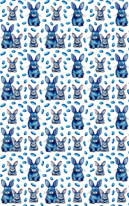 Bunnies and Beans - Blue