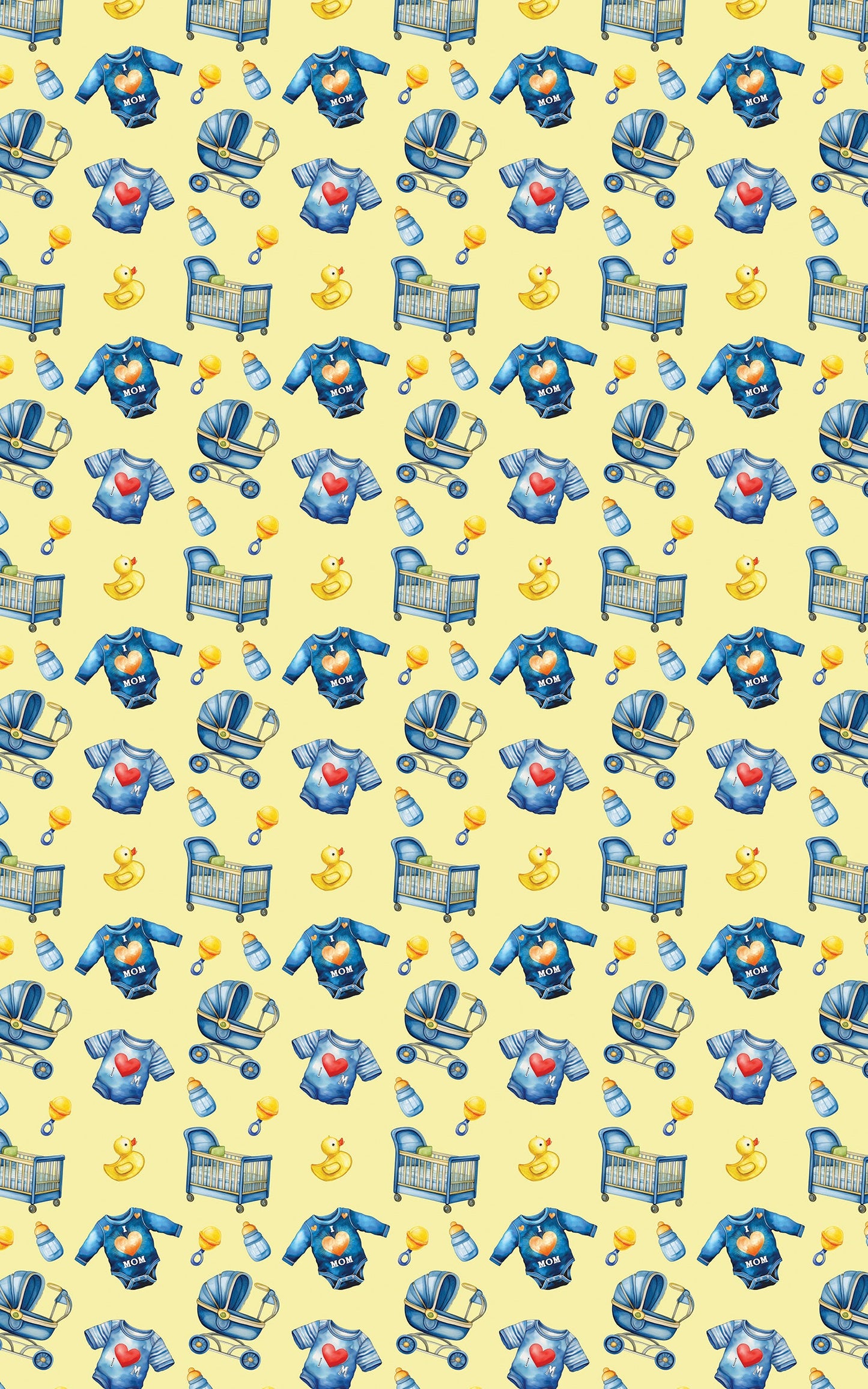 I Love Mom - Yellow
