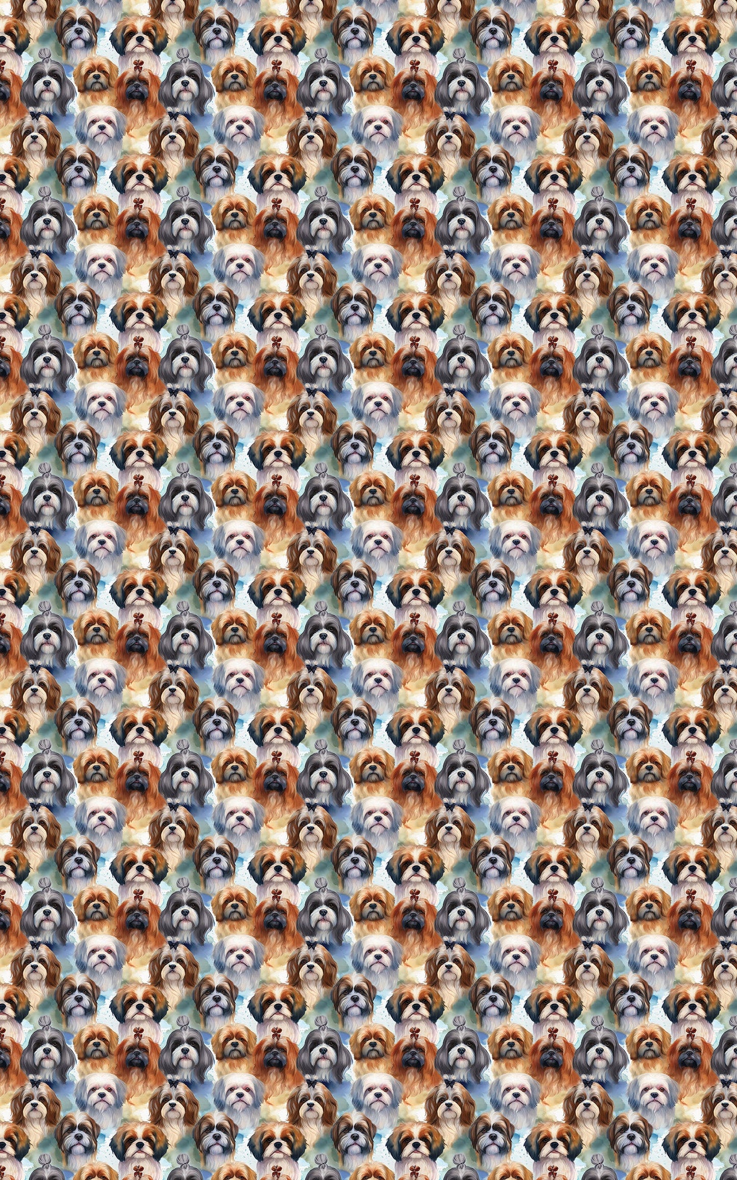 Festive Shih Tzu Frolic