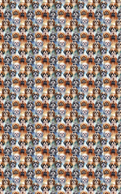 Festive Shih Tzu Frolic