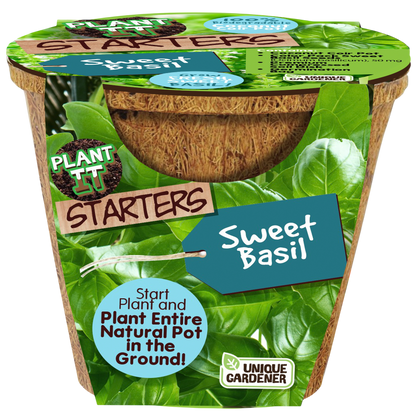 Sweet Basil Plant-It-Starters - Multipack of 4