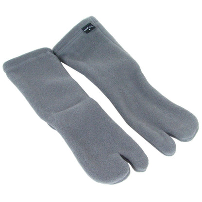 Polar Feet Fleece Tabi Socks - Soft Grey