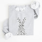 Polka Dot Easter Bunny, Dalmatian Print, Trend, Pattern Sweatshirt