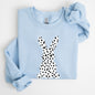 Polka Dot Easter Bunny, Dalmatian Print, Trend, Pattern Sweatshirt