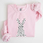 Polka Dot Easter Bunny, Dalmatian Print, Trend, Pattern Sweatshirt