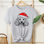 Poodle, Santa, Dog, Christmas, Dog Lover, Pet T-Shirt Comfort Colors T-Shirt