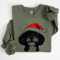 Portuguese Water Dog, Santa, Dog, Christmas, Dog Lover, Pet Sweatshirt